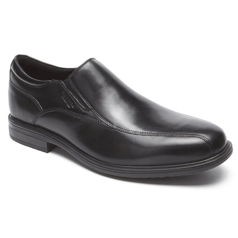 Rockport Slip-On For Mens Black - Essential Details II Bike Toe - QF5743819